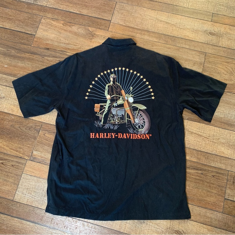 Harley-Davidson Embroidered Graphic Men’s Shirt